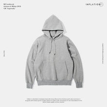 Load image into Gallery viewer, INFLATION 2020 Autumn Mens Thick Fleece Hoodies Hip Hop Pure Hoodies Thick Velvet Fabrics Winter HoodiesПРОМО-КОД: RU800 167W17