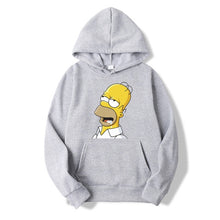 Load image into Gallery viewer, Casual The Simpsons Print Hip Hop long Sleeve Men's and Women's Funny hoodie Harajuku Sweatshirt Top
